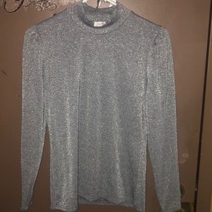Grey sparkly shirt